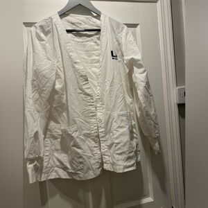 Long Island University Nursing white‎ lab coat size medium
